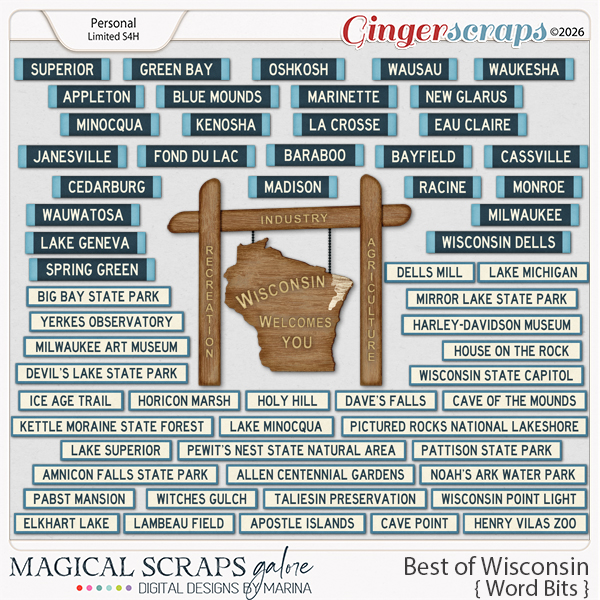 Best of Wisconsin (word bits)