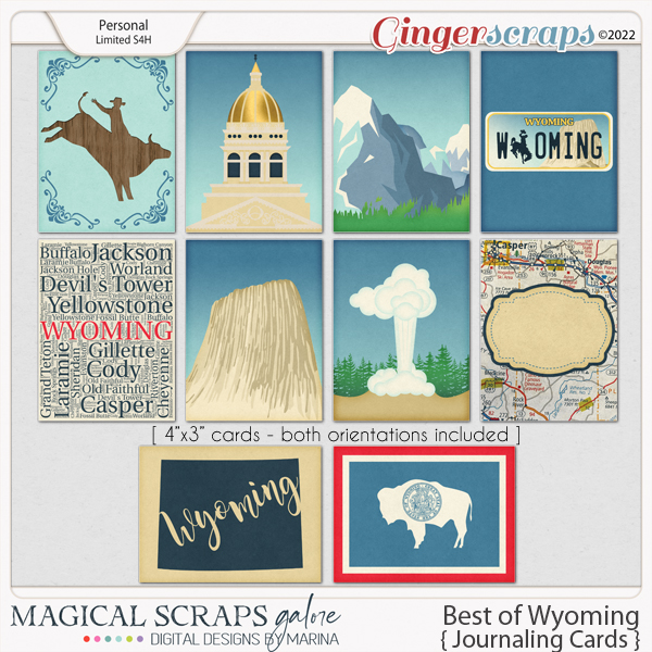 Best of Wyoming (journaling cards)