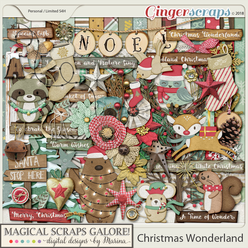 Christmas Wonderland (page kit)