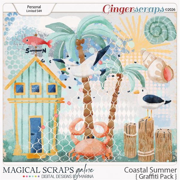 Coastal Summer (graffiti pack)