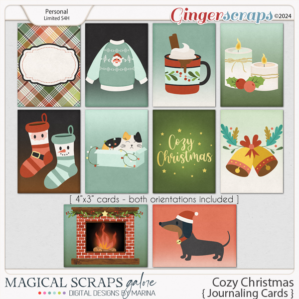 Cozy Christmas (journaling cards)