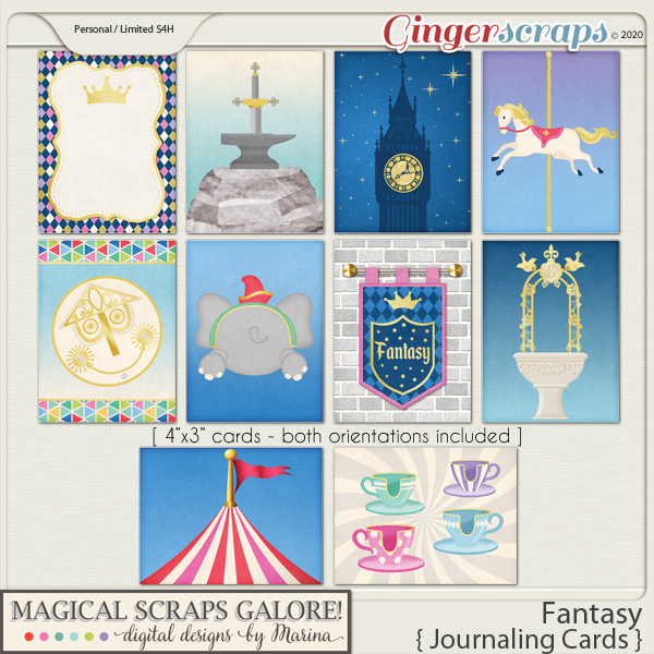 Fantasy (journaling cards)