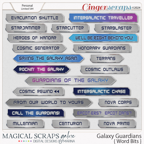 Galaxy Guardians (word bits)