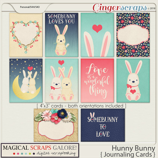Hunny Bunny (journaling cards)
