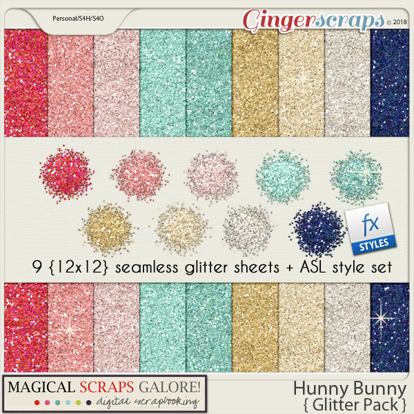 Hunny Bunny (glitter pack)