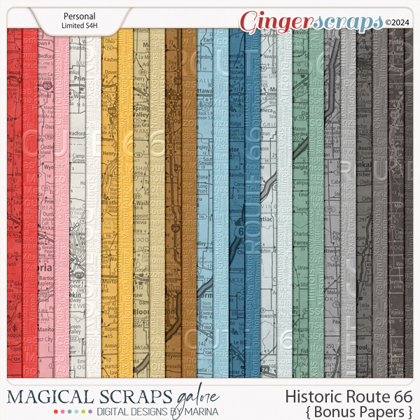 Historic Route 66 (bonus papers)