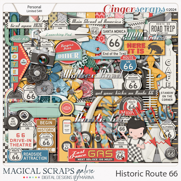 Historic Route 66 (page kit)