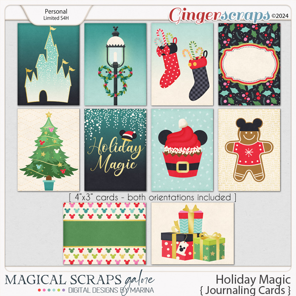 Holiday Magic (journaling cards)