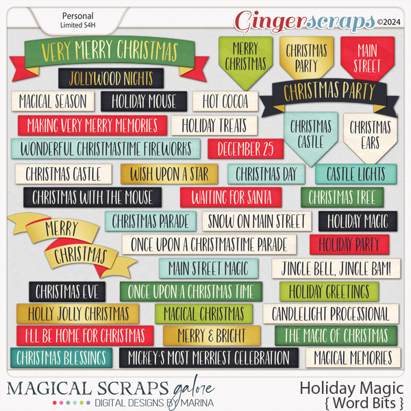 Holiday Magic (word bits)