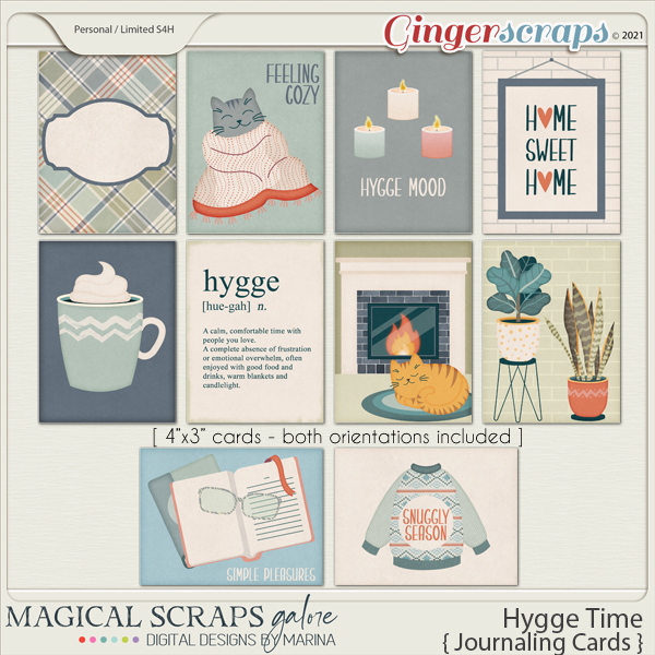 Hygge Time (journaling cards)