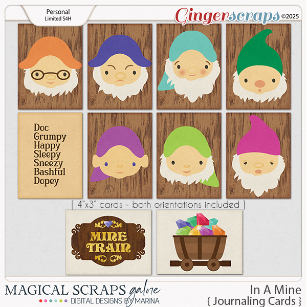 In A Mine (journaling cards)