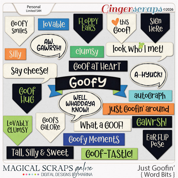 Just Goofin' (word bits)
