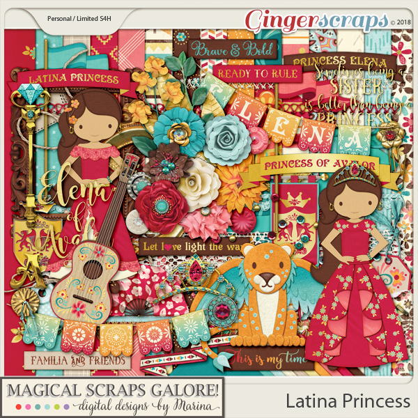 Latina Princess (page kit)