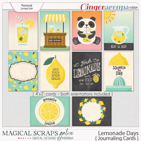 Lemonade Days (journaling cards)