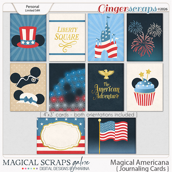 Magical Americana (journaling cards)