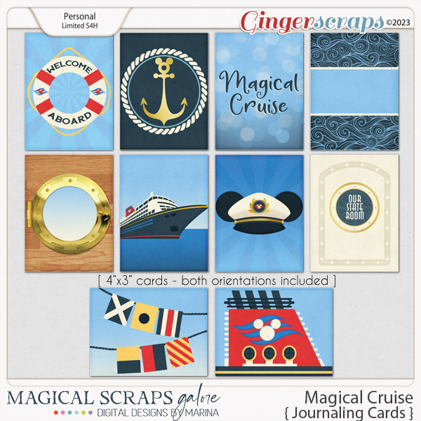 Magical Cruise (journaling cards)