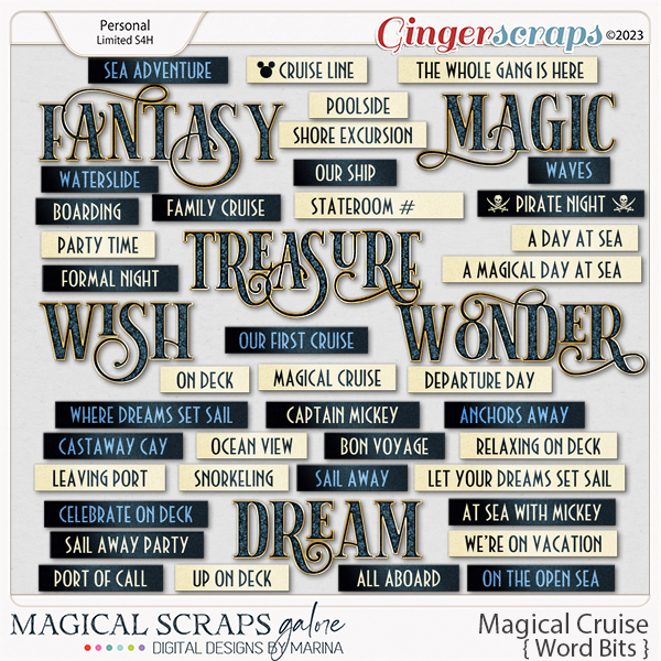 Magical Cruise (word bits)