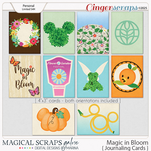 Magic in Bloom (journaling cards)