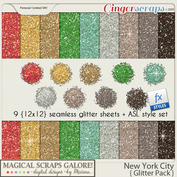 New York City (glitter pack)