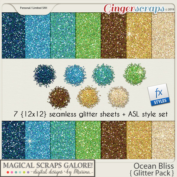 Ocean Bliss (glitter pack)