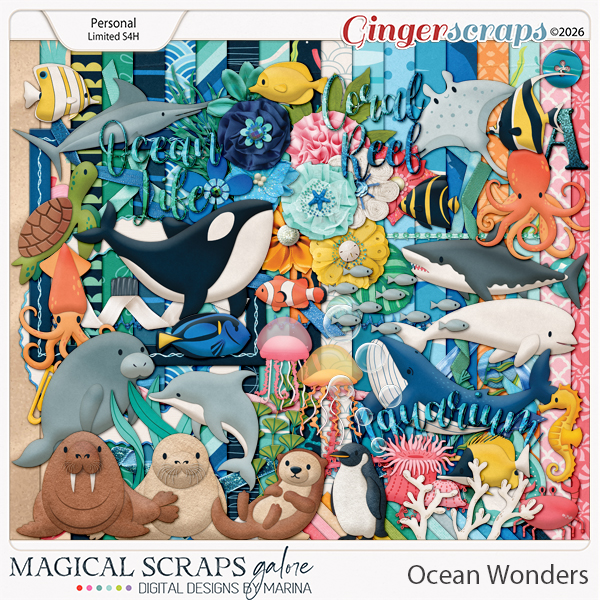 Ocean Wonders (page kit)