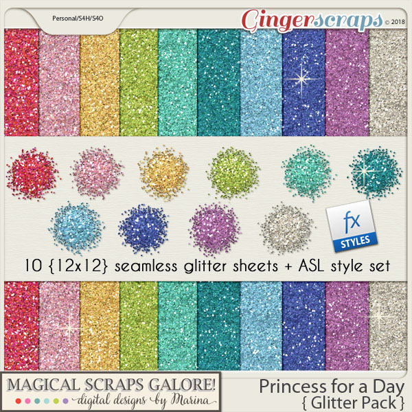 Princess for a Day (glitter pack)