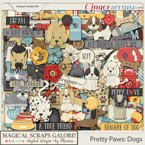 Pretty Paws: Dogs (page kit)