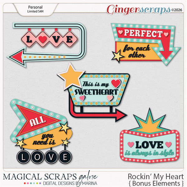 Rockin' My Heart (bonus elements)
