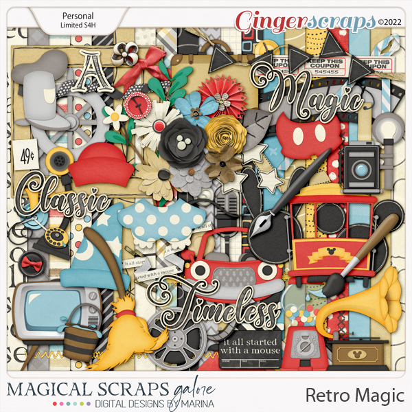 Retro Magic (page kit)