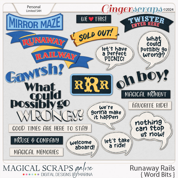 Runaway Rails (word bits)