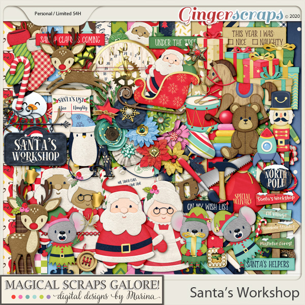 Santa's Workshop (page kit)