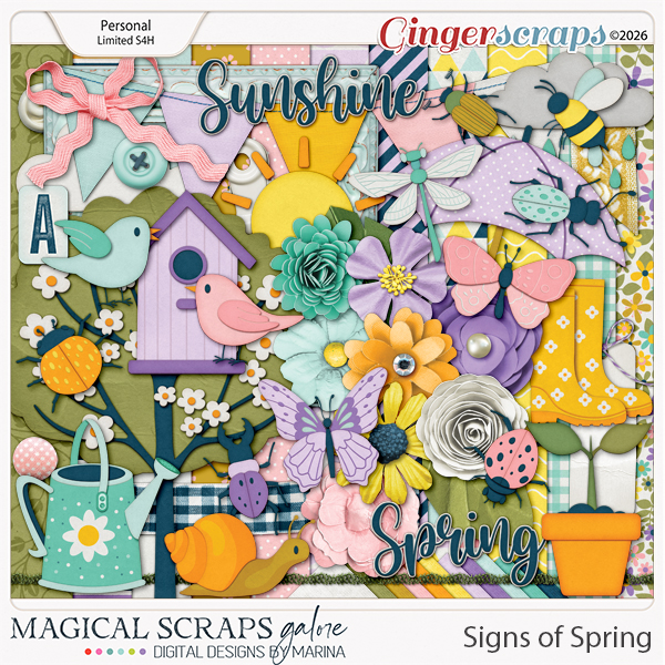 Signs of Spring (page kit)