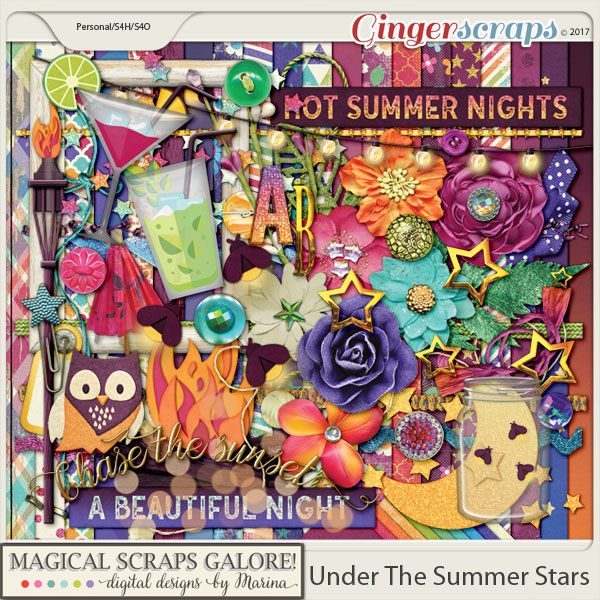 Under The Summer Stars (page kit)