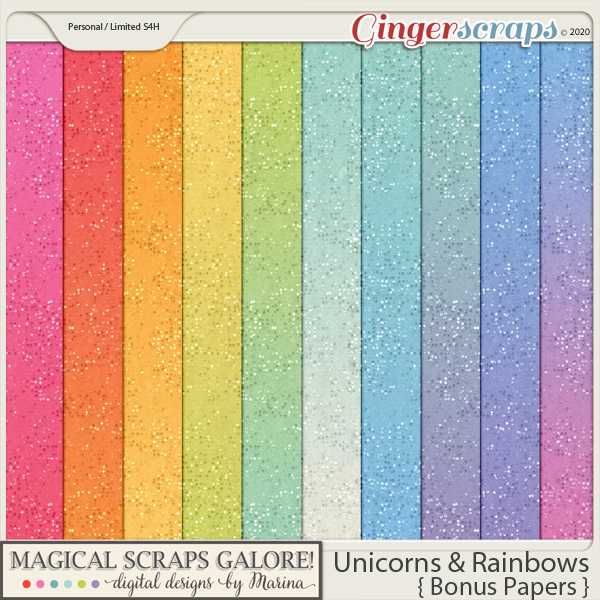 Unicorns & Rainbows (bonus papers)