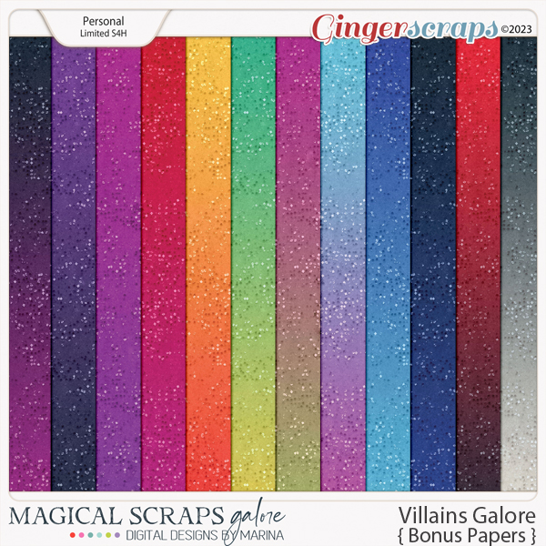 Villains Galore (bonus papers)