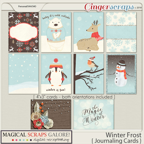 Winter Frost (journaling cards)