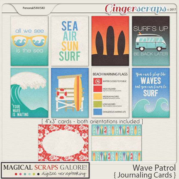 Wave Patrol (journaling cards)