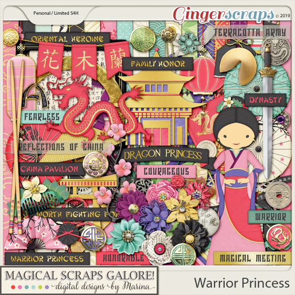 Warrior Princess (page kit)