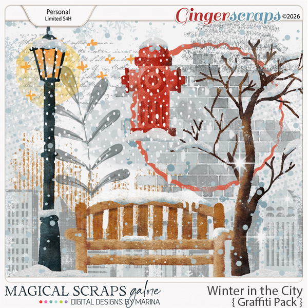 Winter in the City (graffiti pack)