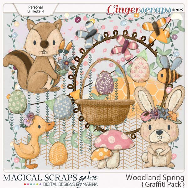 Woodland Spring (graffiti pack)