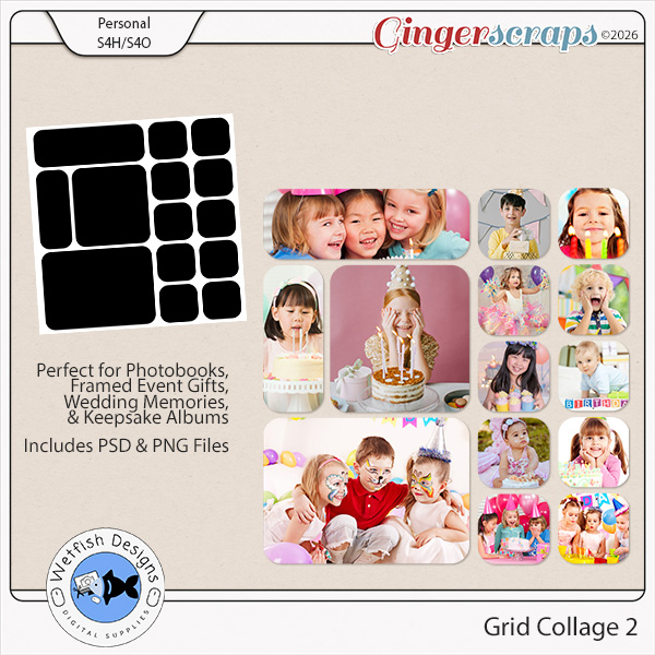 Grid Collage 2 by Wetfish Designs