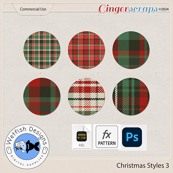 Christmas Layer Styles 3 by Wetfish Designs 