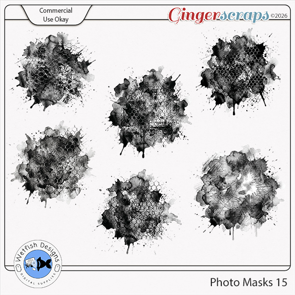 Photo Masks 15 by Wetfish Designs