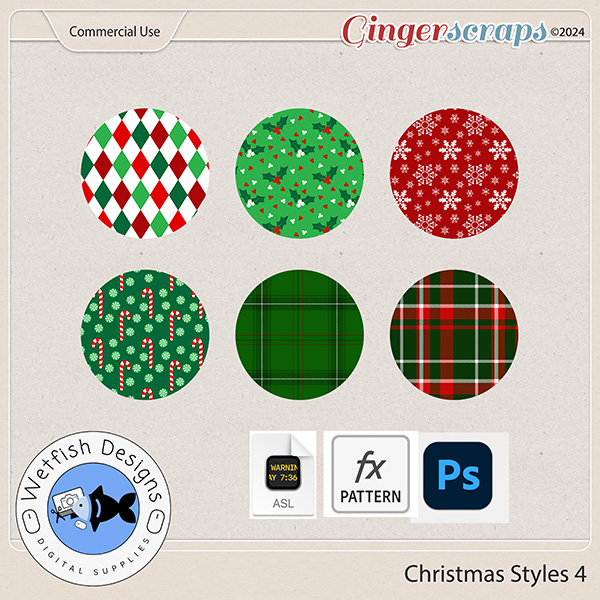 Christmas Layer Styles 4 by Wetfish Designs 