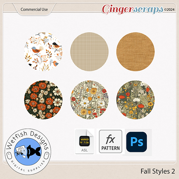 Fall Layer Styles 2 by Wetfish Designs 