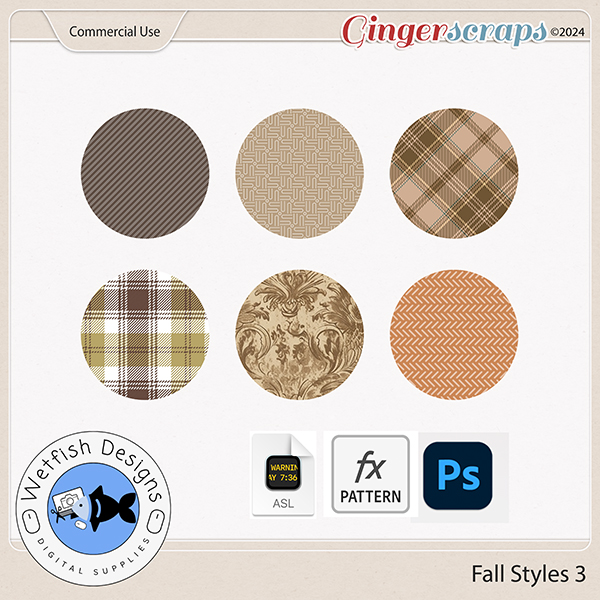 Fall Layer Styles 3 by Wetfish Designs 