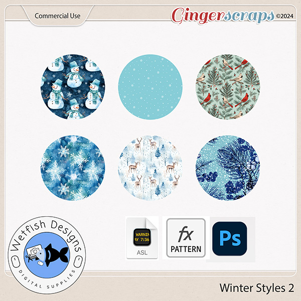 Winter Layer Styles 2 by Wetfish Designs 