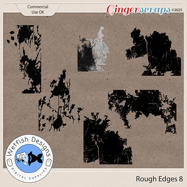 CU Rough Edges Set 8 by Wetfish Designs 