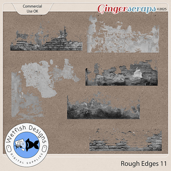 CU Rough Edges Set 11 by Wetfish Designs 