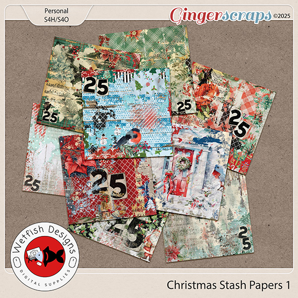 Christmas Stash Papers 1